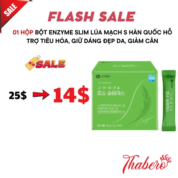 Bột enzyme lúa mạch Slim S